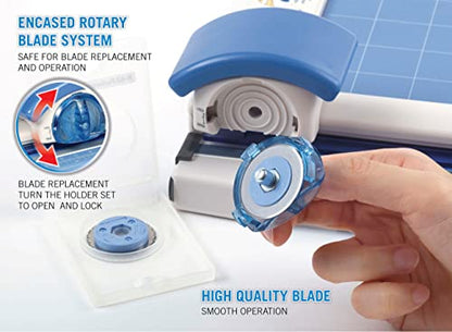 Carl Manufacturing 12200 Rotary Trimmer 12-Inch 10 Sht Cap. 10-1/4-Inch x12-Inch x3/4-Inch GY - size: 10"L x 4"W