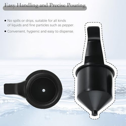 2-Pack Paint Viscosity Cup for Paint Sprayer, Plastic Flow Viscosity Cup Set with Handle, Liquid Consistency Tester for Paint, Coatings, Resin, Oil & DIY Projects