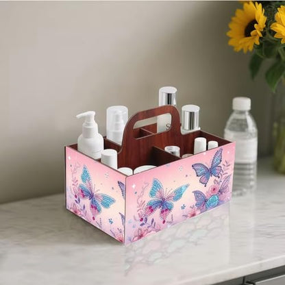 Butterfly Diamond Painting Storage Box with Portable Handle - color: Butterfly3