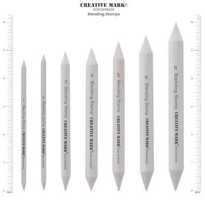 Creative Mark Art Set: Charcoal Pencils Solid Double-Ended Blending Stumps for Adults [Size # 3-96 Count], Perfect for Drawing, Pastels, and Art Design - size: Size # 3 - 96 Pack
