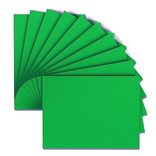 MEARCOOH Green Foam Sheets Crafts 9x12 Inch 2mm Eva Color Craft Foam Paper for Crafts Project Preschoolers Classroom Scrapbooking DIY Cosplay(10 Sheets) - color: Green, size: 10PCS Non-adhesive