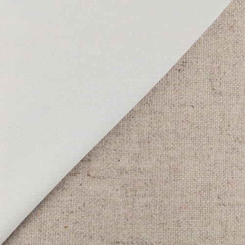 Centurion Deluxe Professional Oil Primed Linen Canvas Roll, 84" x 30 yd, Medium 11 oz. Weight, White, Linen, 1 Roll - size: 83 in x 30 yard