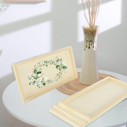 ABuff 8 Pack Birch Wood Panels 8x16 Wood Panel Boards Unfinished Wooden Canvas Boards for Painting, 3/4" Deep Wooden Cradled Panels for Pouring, Painting Crafts, Arts Use with Oils, Acrylics