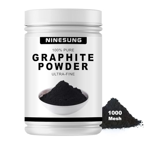 Pure Graphite Powder | 1000 Grit Superultra-Fine Graphite Powder | Dry Graphite's Lock Lubricant | Graphite's Powders for Locks - 16 oz - size: 16 oz