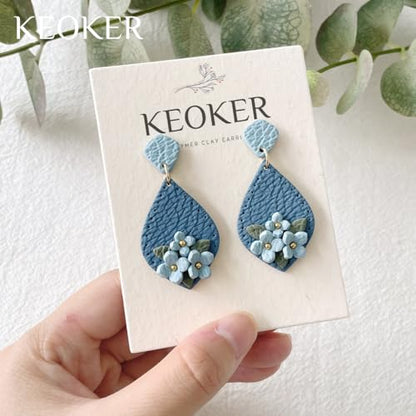 KEOKER Leather Texture Roller for Polymer Clay, Polymer Clay Leather Texture Roller, Polymer Clay Texture Roller, Like Polymer Clay Texture Sheets, Great Work with Polymer Clay Cutters - color: Cowhide Grain