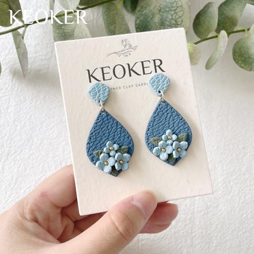 KEOKER Leather Texture Roller for Polymer Clay, Polymer Clay Leather Texture Roller, Polymer Clay Texture Roller, Like Polymer Clay Texture Sheets, Great Work with Polymer Clay Cutters - color: Cowhide Grain