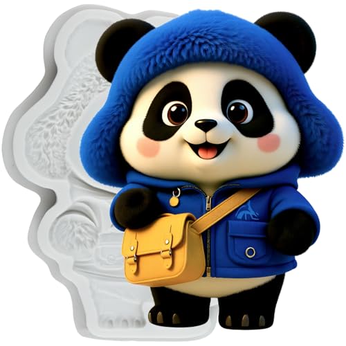 Panda Silicone Resin Mold Panda Polymer Clay Molds - color: Style ZC