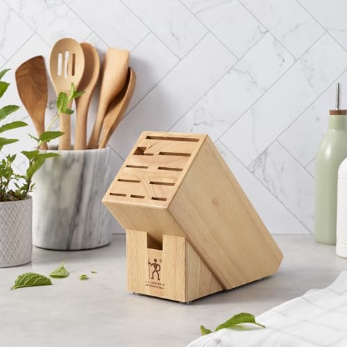 Henckels 11-Slot Knife Block | Keeps Kitchen Knives Organized and Blades Protected. Space-Saving Storage That Keeps Your Kitchen Tidy and Safe.