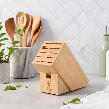 Henckels 11-Slot Knife Block | Keeps Kitchen Knives Organized and Blades Protected. Space-Saving Storage That Keeps Your Kitchen Tidy and Safe.