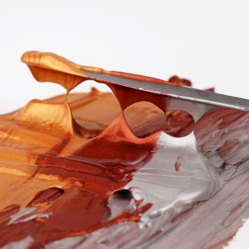 PHOENIX Metallic Heavy Body Acrylic Paint - 2 Oz. x 3 Tubes | Slow Drying Speed, Thick Art Paints, For Adults, Artists, Professionals - color: 3 Metallic Colors x 2 Fl Oz