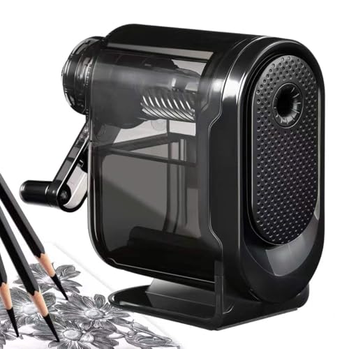Manual Pencil Sharpener Desktop Pencil Sharpener with Container
