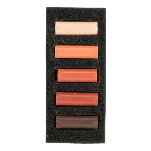 Rembrandt Soft Pastel Set, Burnt Siennas, 5 Count