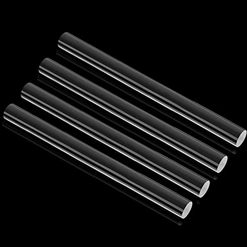 Clabby 4 Pieces Acrylic Clay Roller Plastic Clear Round Tube Roller Pin Polymer Clay Tools for DIY Handmade Crafts Handmade Art Supplies, 6.5 x 0.5 Inch - size: 6.5 x 0.5 Inch