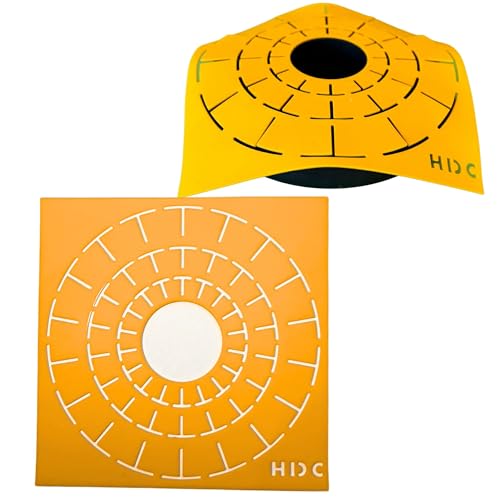 Mandala Dotting Stencils for Tea Light Candle Holder Castings - Happy Dotting Company - 2 Pack Contains a 18 Segment and 12 Segment silione templates for Making guidelines