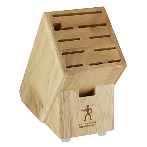 Henckels 11-Slot Knife Block | Keeps Kitchen Knives Organized and Blades Protected. Space-Saving Storage That Keeps Your Kitchen Tidy and Safe.