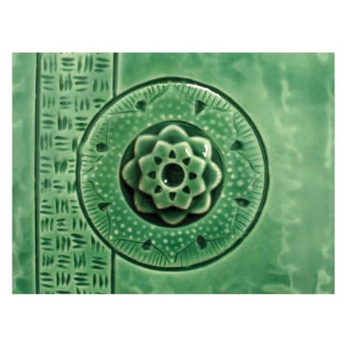 AMACO Celadon High Fire Gloss Glaze, 16 oz. (473 mL), C-47 Jade | Transparent, Mixable Mid-High Fire Cone 5-6 (C) Liquid Ceramic Pottery Glaze for Bisque - color: C-47 Jade
