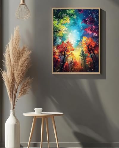 Forest Diamond Art Kits for Adults, Landscape Diamond Art 12X16 Inch - color: Landscape 07