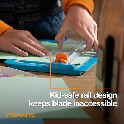 Fiskars 7" x 11.5" Kids Junior Paper Trimmer for Crafts & School Projects - style: Jr Paper Trimmer