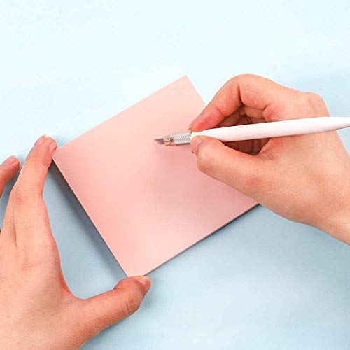 8 Pcs 2"x2" Pink Rubber Carving Blocks for Stamp Soft Rubber Crafts, Soft and Easy to Carve (Square) - size: Square