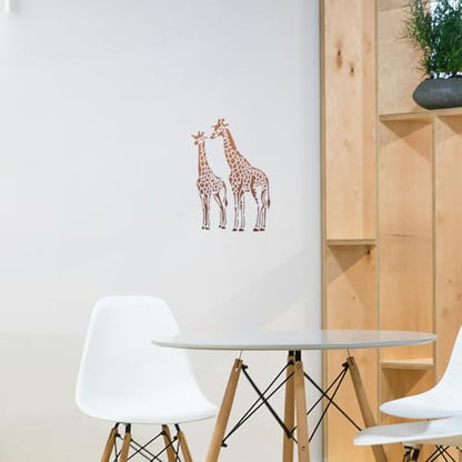 Giraffe Safari Animal Stencil for Painting 8.3" x 11.7" Reusable - style: Giraffe