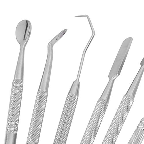 Carving Tool, Wax Carvers Set Double Ended Stainless Steel Polymer Pottery Clay Carving Tool