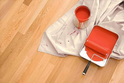 ZUPERIA Canvas Drop Cloth for Painting (Size 4' x10' Feet Pack of 4) Painters Drop Cloth for Painting, Furniture & Floor Protection, All Purpose Thick Canvas tarp with Double Stitched Edges - size: 4' x 10' Feet
