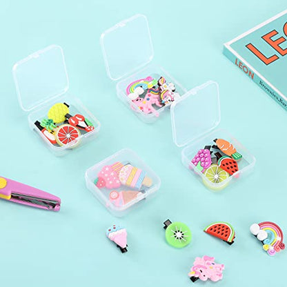 Mr. Pen- Bead Organizer Box, 12 pcs, Clear (Pack of 3) - color: Clear White, size: 12 Pcs(2.15"x2.15"x0.7") (Pack of 3)