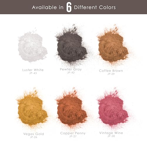 U.S. Art Supply Mica Pearl Pigment Powder Kit, 6 Metal Tones 3.5oz (100g) | Jewelescent - Cosmetic Grade, Epoxy Resin Color Pigment, Mica Powder for Resin, Soap, Slime, Candle Dye, Art - style: 6 Color - Metal Colors