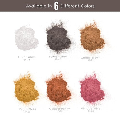 U.S. Art Supply Mica Pearl Pigment Powder Kit, 6 Metal Tones 3.5oz (100g) | Jewelescent - Cosmetic Grade, Epoxy Resin Color Pigment, Mica Powder for Resin, Soap, Slime, Candle Dye, Art - style: 6 Color - Metal Colors