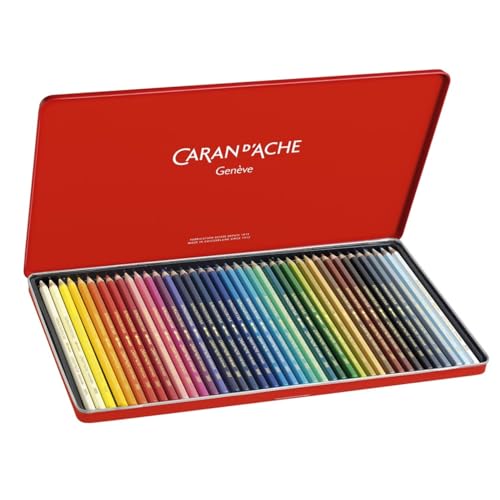 Caran D'ache Supracolor Metal Box Set Of 40 (3888.340) - size: 40 Count (Pack of 1)