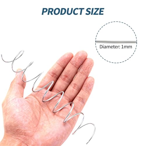 18 Gauge Aluminum Craft Wire,98 Ft Silver Metal Wire for Jewelry Making and DIY Projects，Bendable Metal Wire for Arts, Crafts, and Christmas Ornaments - size: 18 Gauge 98 Ft