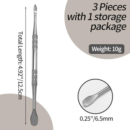 suiwotin 3PCS Wax Carving Tools, Charcoal Grey - color: Charcoal - 3PCS