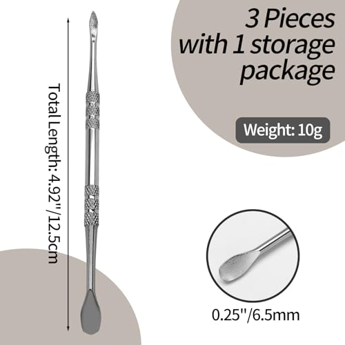 suiwotin 3PCS Wax Carving Tools, Charcoal Grey - color: Charcoal - 3PCS