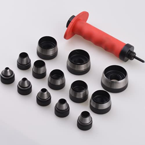 13 Sharp Hollow Punch Tool Set Leather Kit Gasket Hole