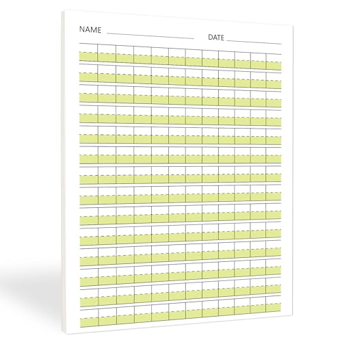 100 Sheets Handwriting Practice Paper Write Beginner Paper for Kids Double-Sided Writing Papers with Lines for Grades PreK – 1st Easy Learning Improves Penmanship & Writing Skills 8.5” x 11”