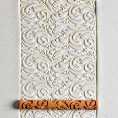 MKM Pottery Tools Wood Twig Rollers for Clay (TW-27 Floral Fun) - color: TW-27 Floral Fun