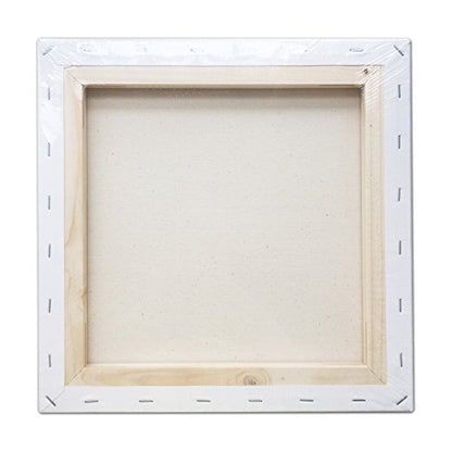Stretched Canvas 12" X 12" Pack of 6 - size: 12"x12"x6