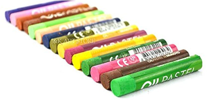 Mungyo Gallery Artists' Oil Pastels Set of 24 - Metallic 12 + Fluorescent 12 Coulurs