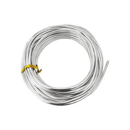 1 Roll 10 M X 3 mm Aluminum Craft Wire, Flexible Metal Craft Wire, Bendable Armature Wire for Sculpting, Jewelry Making, Doll Making, Bonsai Training, DIY Crafts(Silver) - size: 10 M X 3 mm, style: Silver