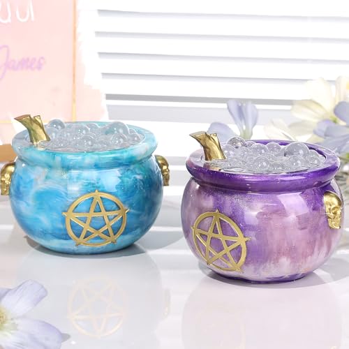 LET’S Resin Witch Cauldron Resin Mold, Halloween Resin Molds - color: Witch Cauldron Mold