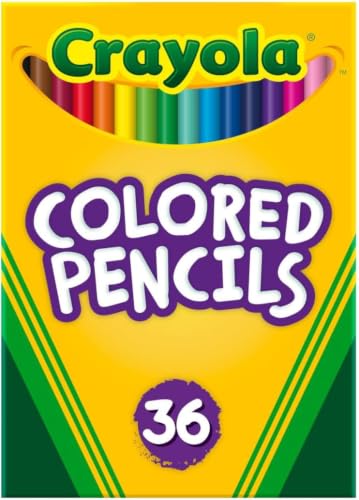 Crayola Colored Pencils (36ct), Kids Pencil Set, Pre-Sharpened Coloring Book Pencils for Kids & Adults, Arts & Crafts Supplies, Coloring Gift, Ages 3+ (Pack of 12) - size: 36 Count (Pack of 12)