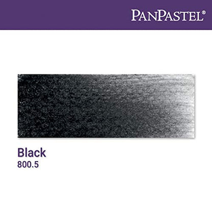 PanPastel Artist Pastels by GOLDEN, Black, 2.44” / 62mm Pan Diameter, Professional Artist Pastels, Unique Pan Format (cake-like) - color: Black, size: 1 Count (Pack of 1)