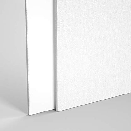 GOTIDEAL Canvases for Painting, 10x10 inch of 12 Pack, 100% Cotton - size: 10"x10"