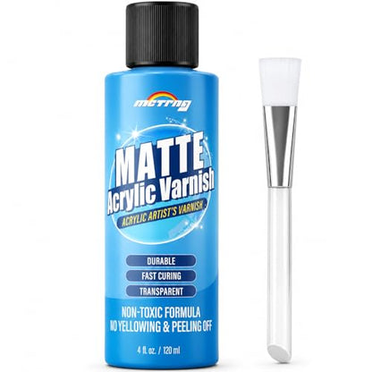 Clear Acrylic Paint Sealer, Matte Varnish for Acrylic Painting & Art Crafts - color: Matte