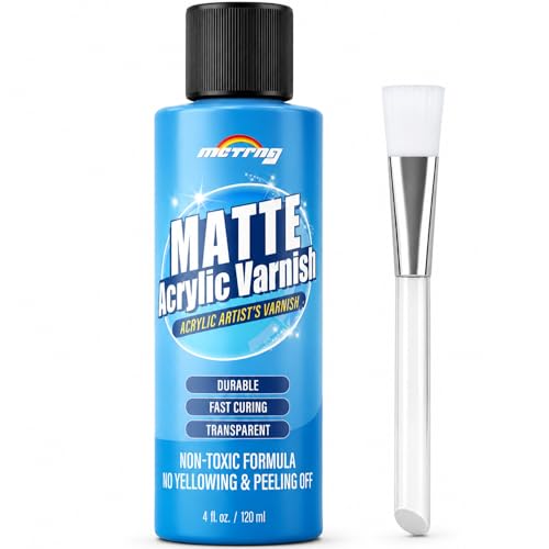 Clear Acrylic Paint Sealer, Matte Varnish for Acrylic Painting & Art Crafts - color: Matte