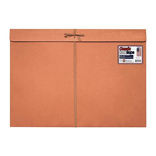Star Products T246 24 x 36, Classic Red Rope, Paper Artist Portfolio with Tie Tape Closure, Poster, Art Storage, 24" x 36" - size: 24" x 36"