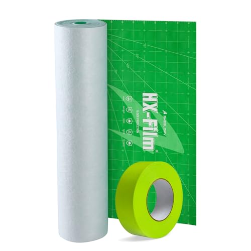 39" x200' Heavy-Duty Floor Protection | Construction Grade Carpet Protector | Drop Cloth Plastic Film for Hardwood Floors | Waterproof Painters Covering with No Residue(Mint Green) - color: Mint Green, size: 39" x 200'