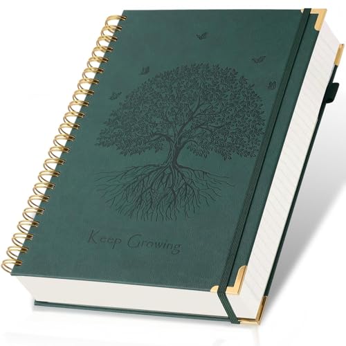 Blank Notebook 8.5" x 11", Hardcover Sketchbook Unlined Journal,Thick Paper - color: Green, size: 8.5” x 11”