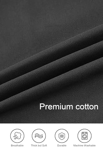 Nanxson Pottery Apron Split Leg with 3 Pockets & Adjustable Buckle | cotton material,Long apron,adjustable waist tie,for Pottery Ceramic Wheel DIY Art Garden - color: Black