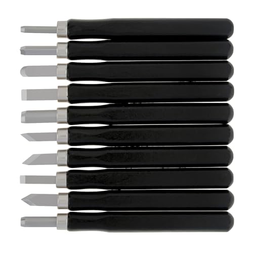 Wood Carving Knife Set - 10 PCS Hand Carving Tool Set Whittling Knife Art Craft Caving Tool Kit for DIY Sculpture